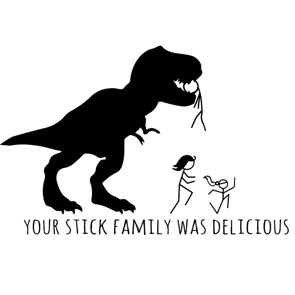 Postkasse sticker dinosaur - Billede 3