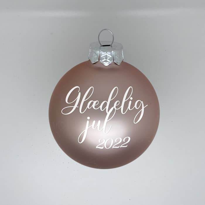 personlig julekugle glædelig jul 2022
